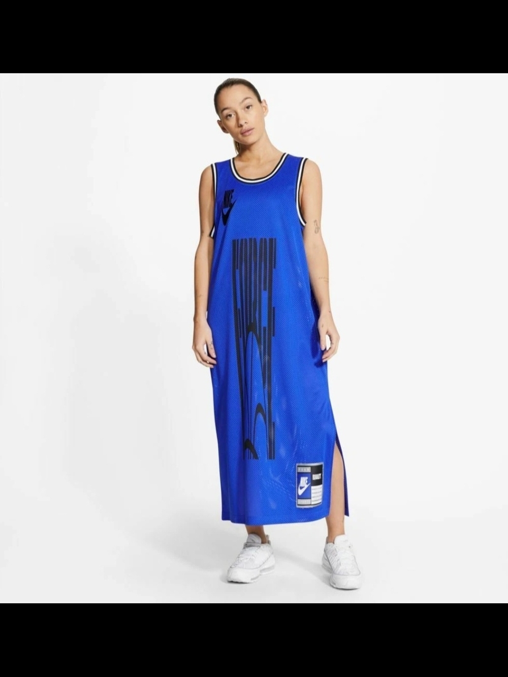 Nike Sportwear Equality BLM Sister Hood Mesh Jersey Dress‎ Sz XS